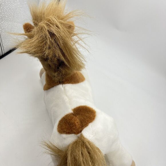 Aurora Plush Flopsie Horse Brown White Stuffed Animal 12” Pony Equestrian - Picture 5 of 8